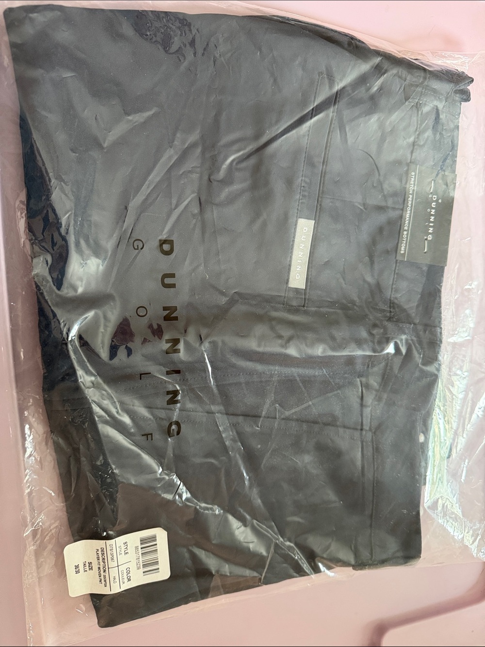 Dunning Men’s Black Dress Pants - Tailored Performance